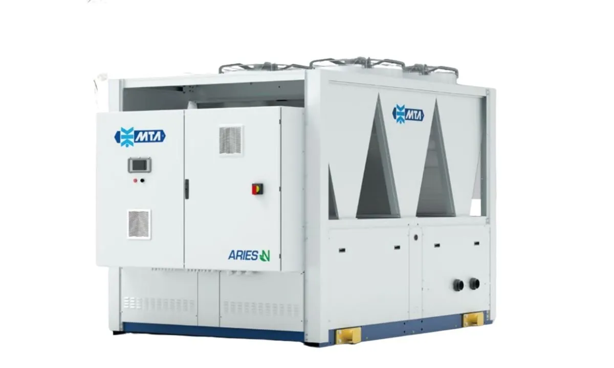 MTA exhibited its new R290 air-conditioning chiller at this year’s Chillventa.