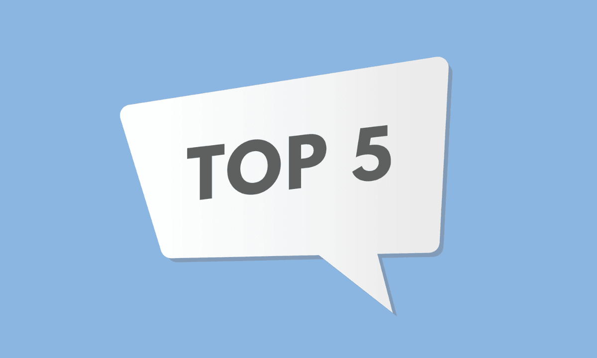 A top 5 stock image for the NaturalRefrigerants.com top 5 stories of May article.