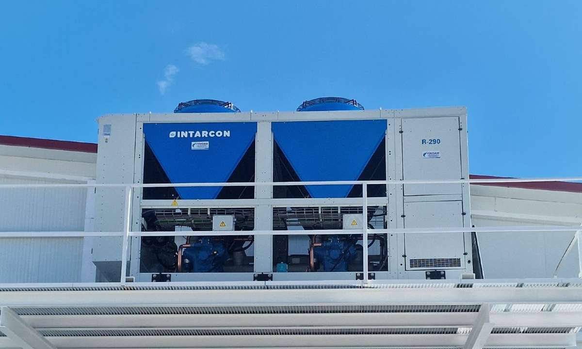 INTARCON’s range of R290 chillers provides up to 600kW in cooling capacity. (Source: INTARCON)