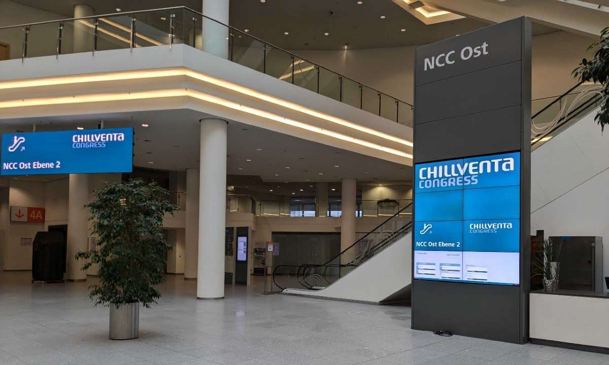 The Nuremberg Convention Center where the Chillventa Congress is being held