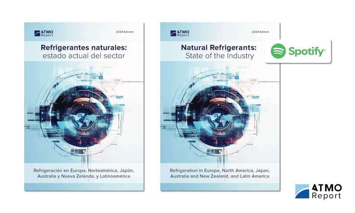 The ATMOsphere 2024 refrigeration market report is now available in Spanish and on Spotify