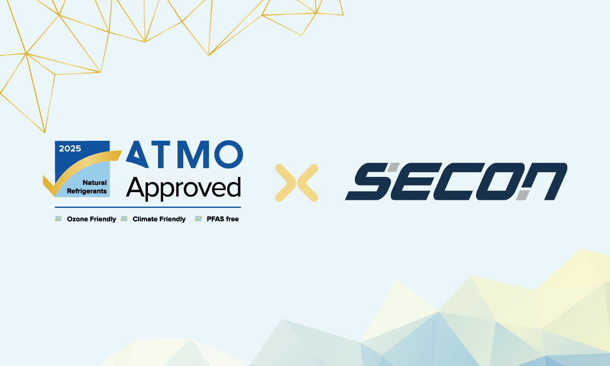 Secon has been reapproved for the ATMO Approved Natural Refrigerants Label for the third time