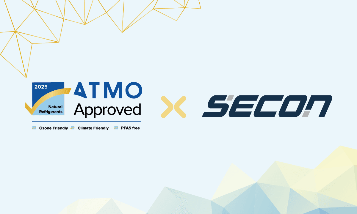Secon has been reapproved for the ATMO Approved Natural Refrigerants Label for the third time