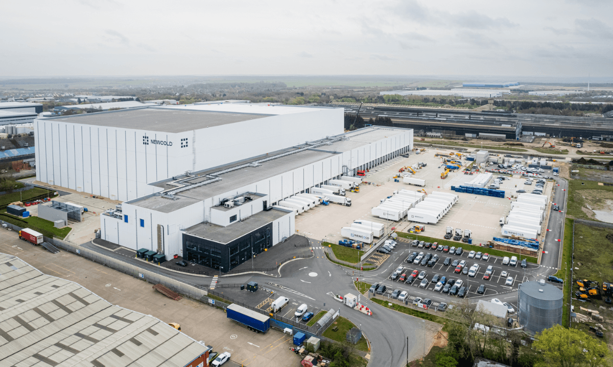 NewCold's cold stoage warehouse in Corby, England. Photo credit: NewCold
