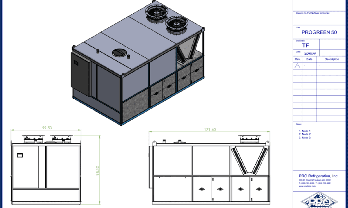 The working model of the PROGreen50.