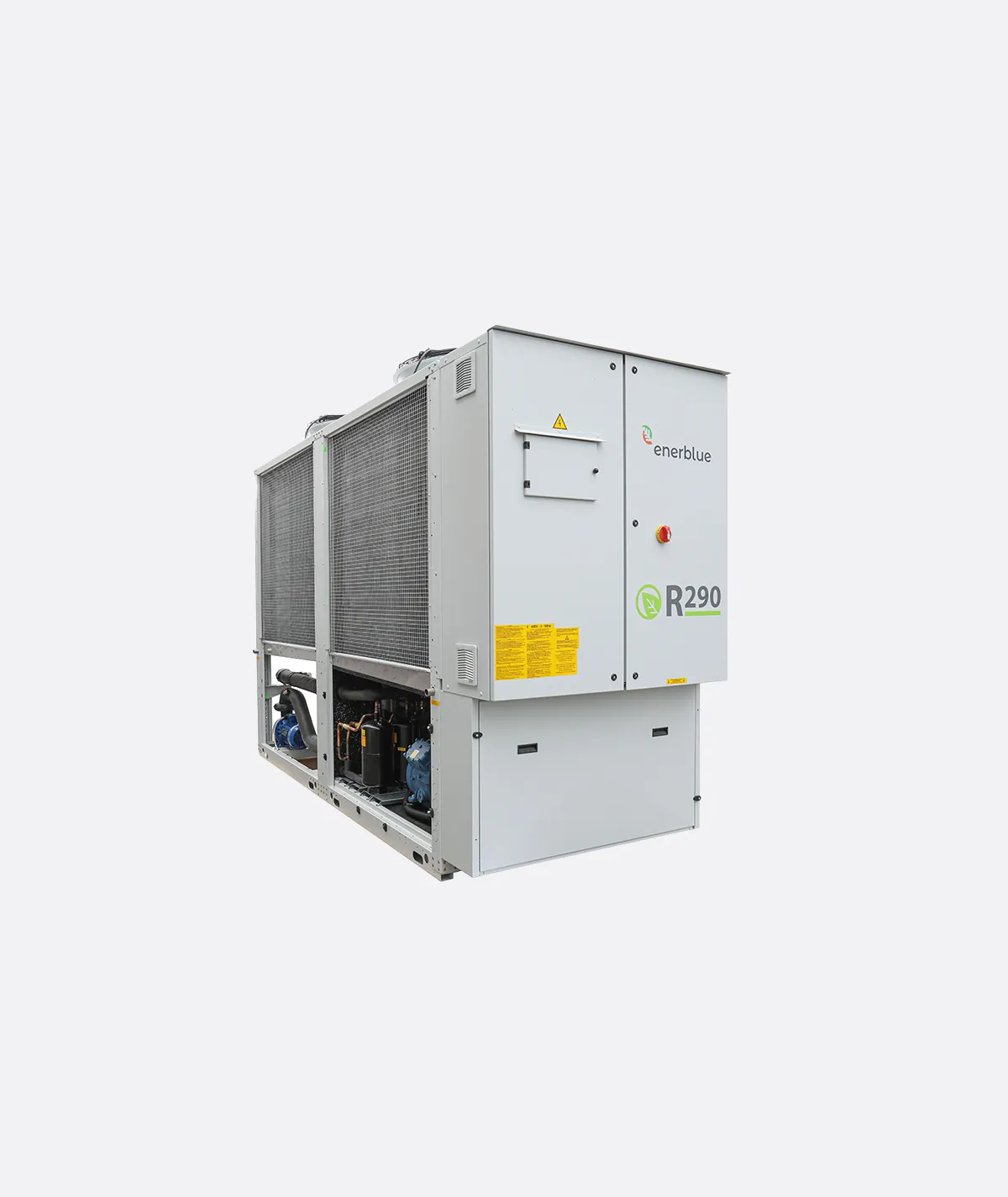 Purple heat pump and chiller